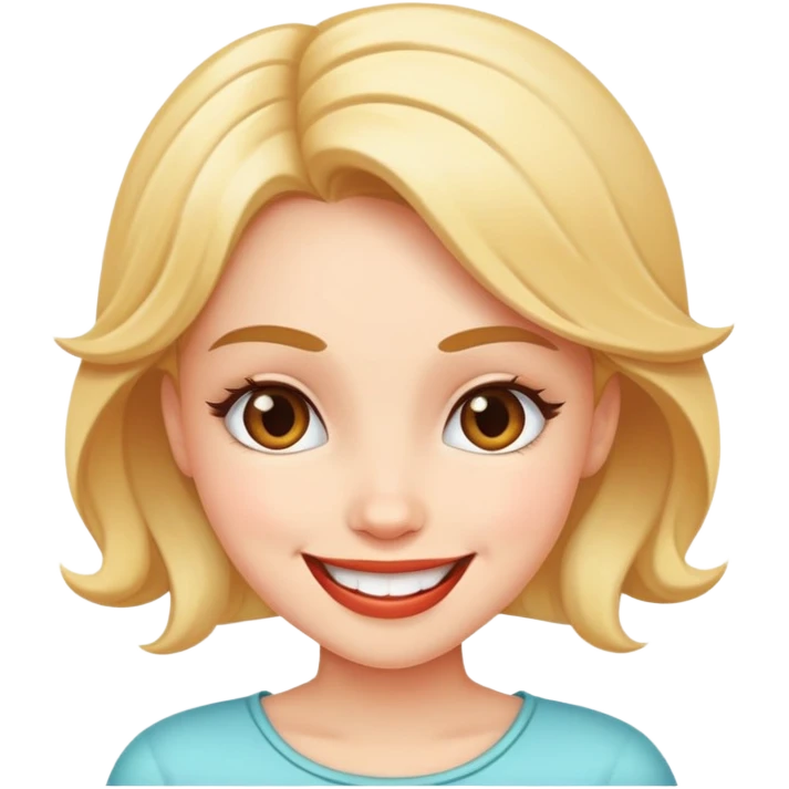 Sassy fun girl emoji