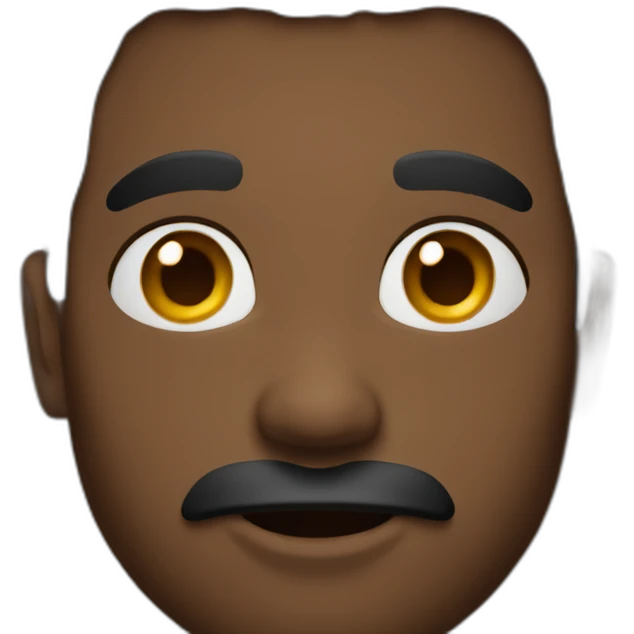 Black hair men emoji