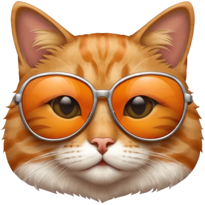 Cat wearing sunglasses emoji