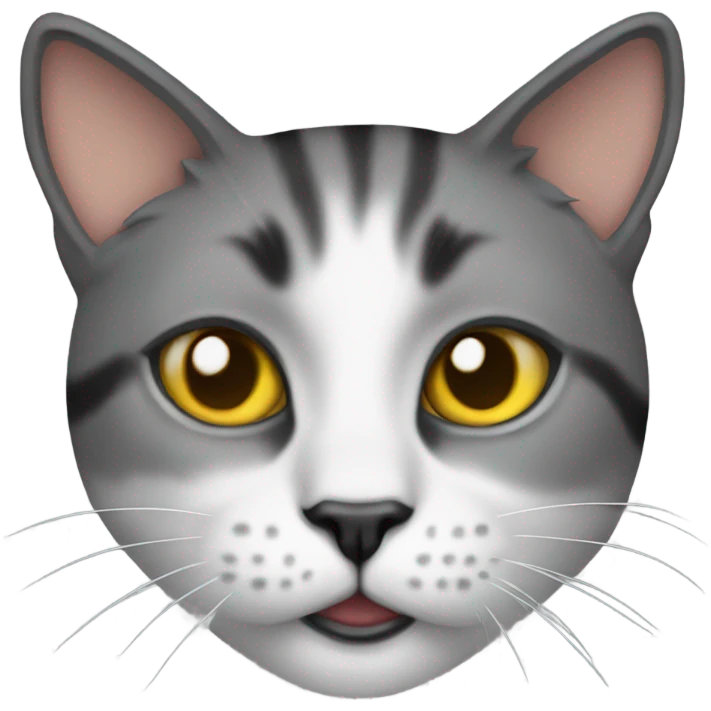 A dor wearing a cat shot emoji
