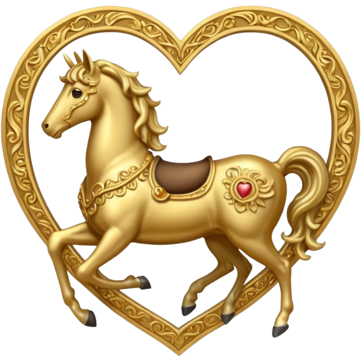 centaur themed heart emoji