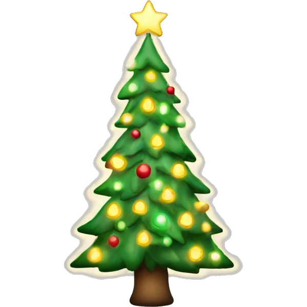 Cristmastree with Light emoji