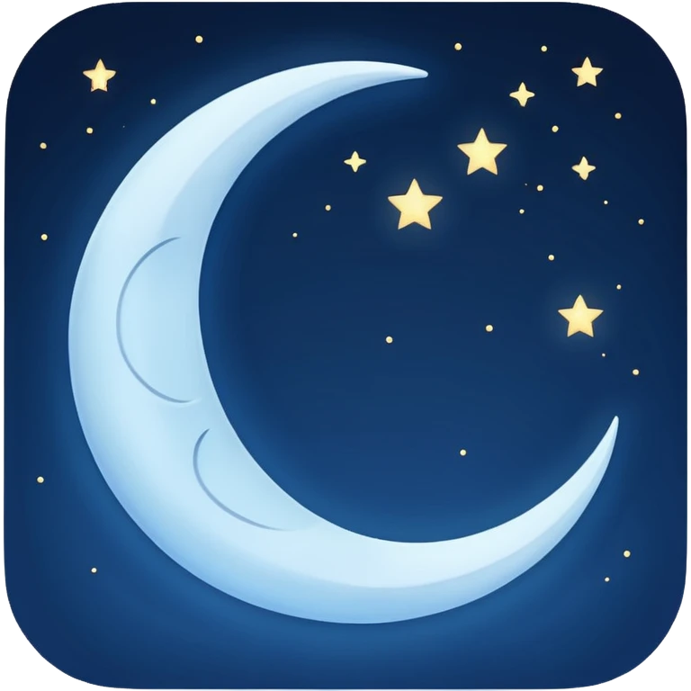 Genarate me a emoji of Dark mode moon like we got in our phones  emoji