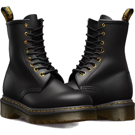 Dr martens platform boot emoji