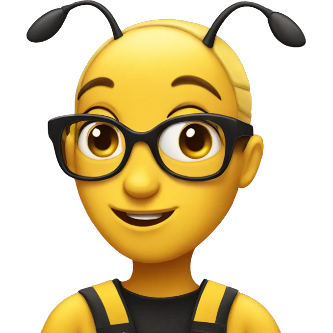 sassy bee emoji