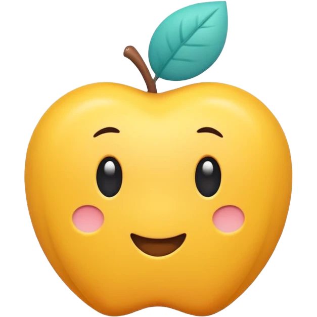 {
  "type": "object",
  "look": "simple shape, bright color, matte surface, soft light, front view",
  "description": "a cute everyday object with clean design and smooth 3D finish"
}
 emoji