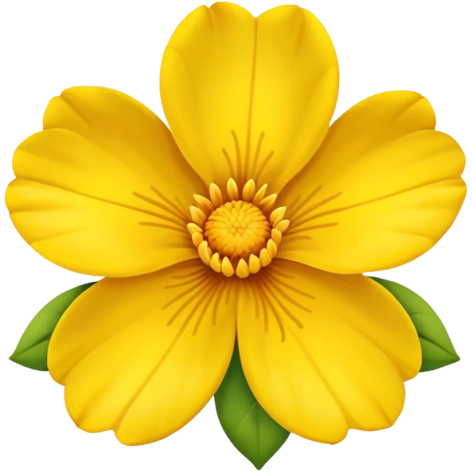 Yellow flower emoji