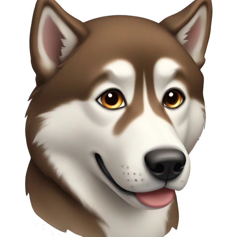 Brown Husky emoji