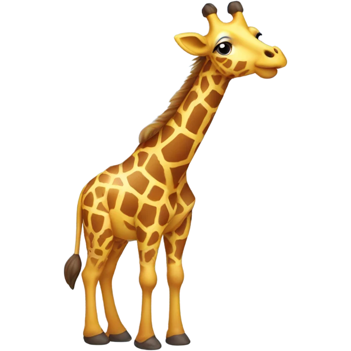 Giraffe wearing a bikini  emoji