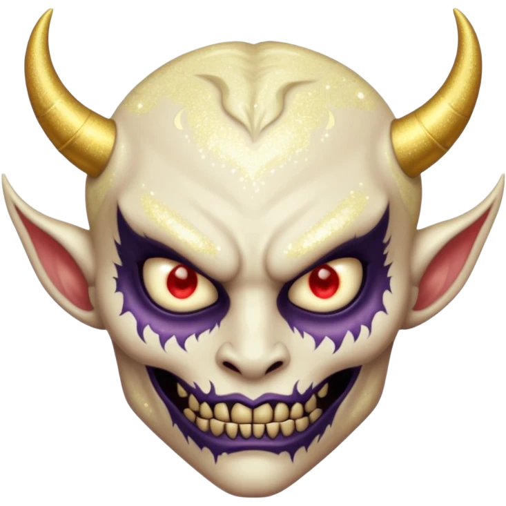 glitter fallen demon evil emoji