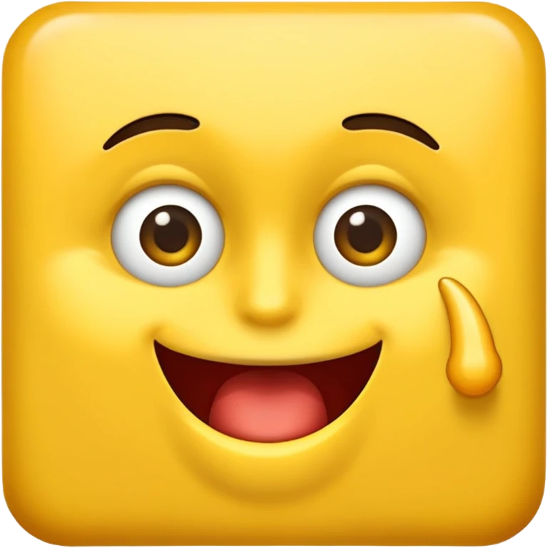 Un emoji qui a une tête jaune avec des yeux fermés et une bouche un peu ouverte avec un doigt dedans (un seul droit uniquement) (un peu en mode drague) emoji