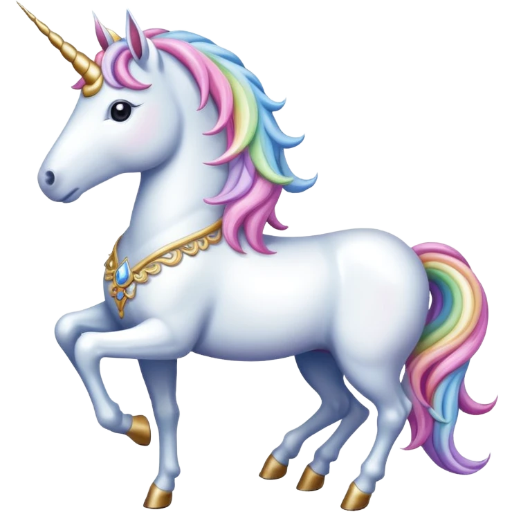 A victorian times unicorn emoji
