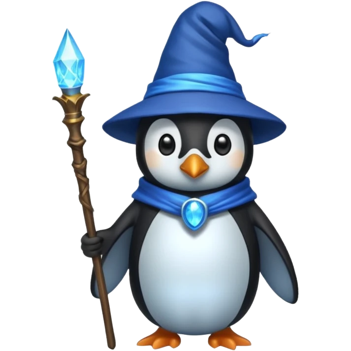 Penguin Wizard emoji