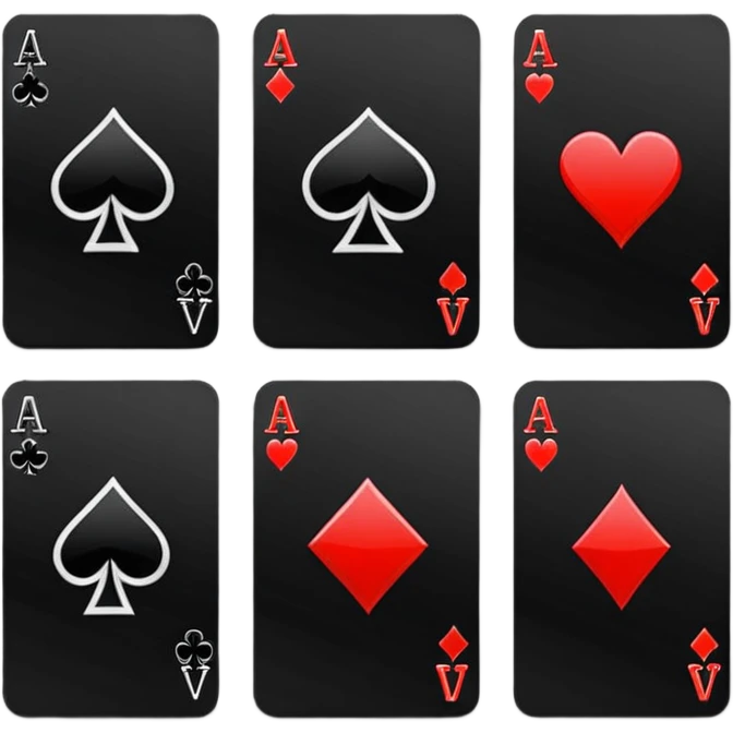 can you make cards that are black and look cool emoji