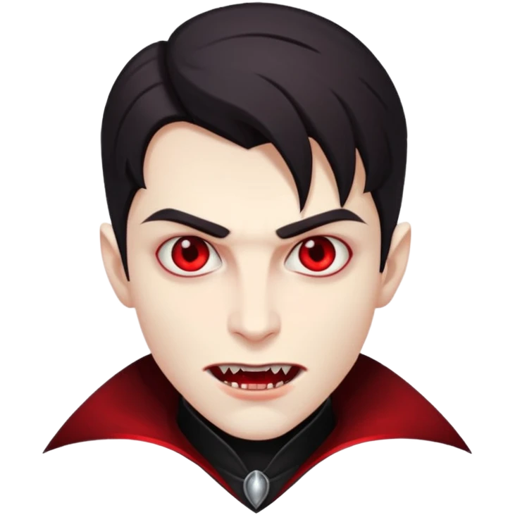 young handsome vampire emoji