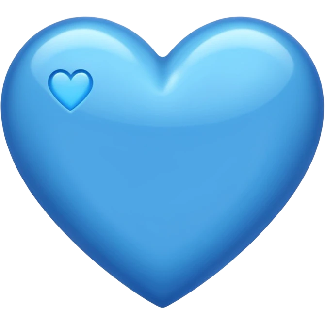 Blue heart emoji