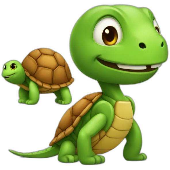 Chat & tortue  emoji