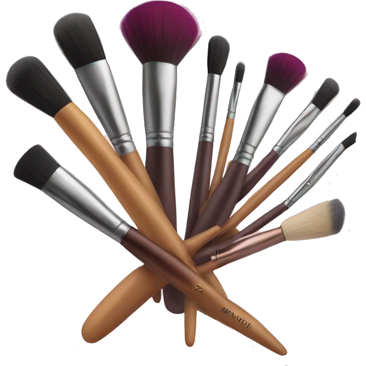 Make-up brushes emoji