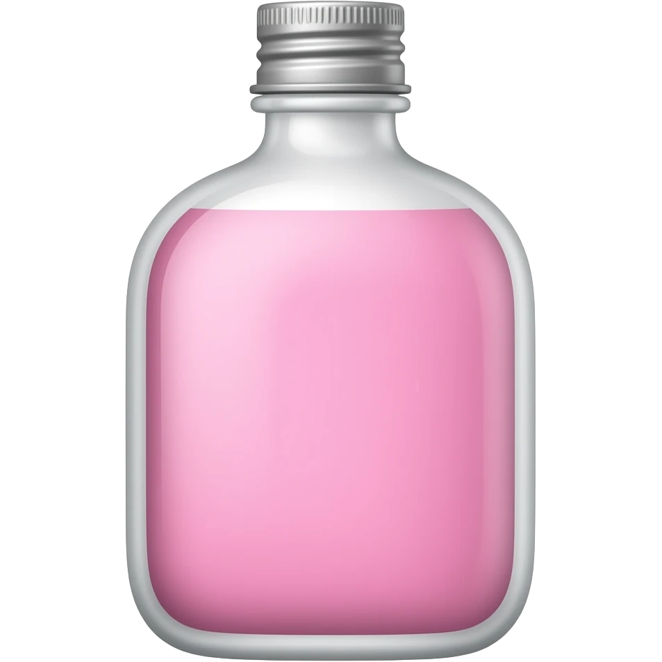 bouteille rose emoji