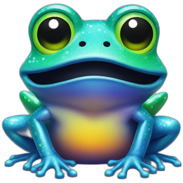 disco frog emoji