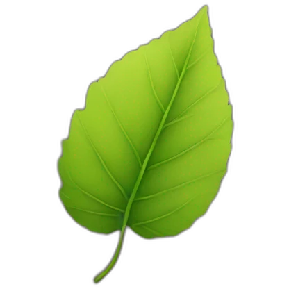 a single leaf emoji