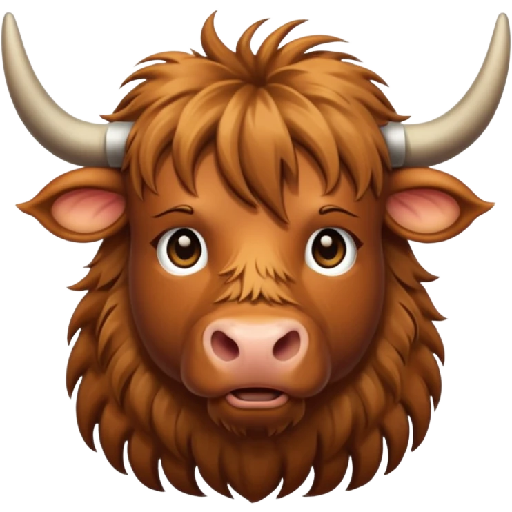 highland cow emoji
