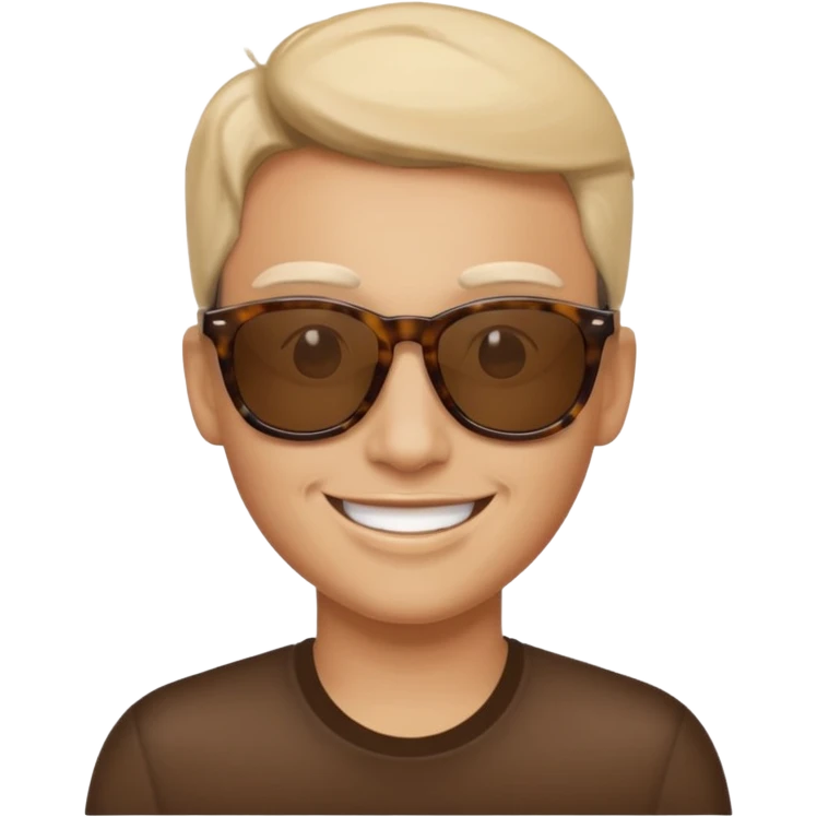 Smile with sunglasses emoji