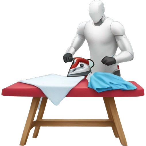 ironman ironing clothes emoji