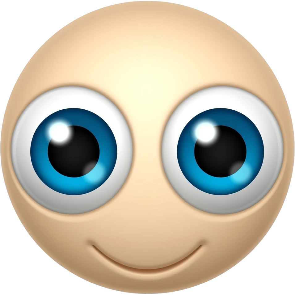 two eyes only not face emoji