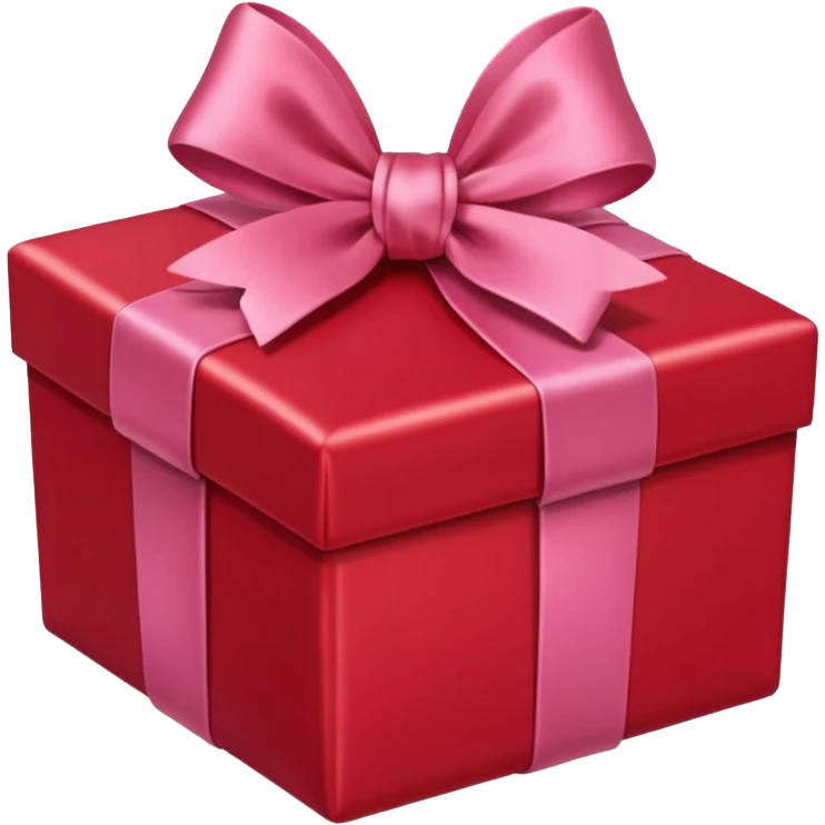 red gift box with pink bow emoji