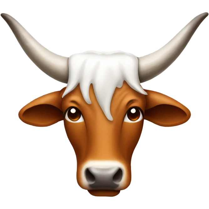 Texas Longhorn with tears emoji