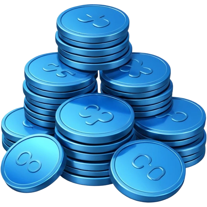 blue coins credit pack emoji