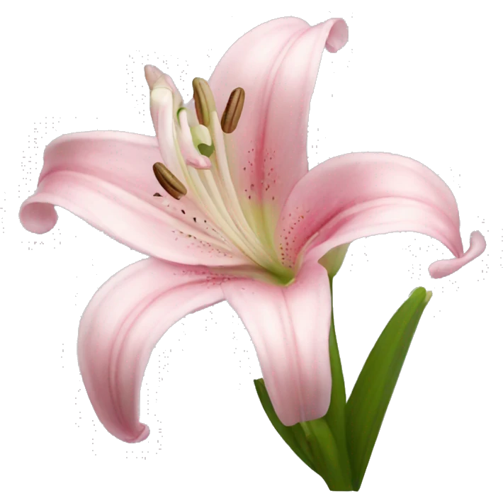 light pink lilium emoji