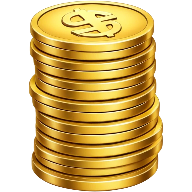 stack of coins emoji