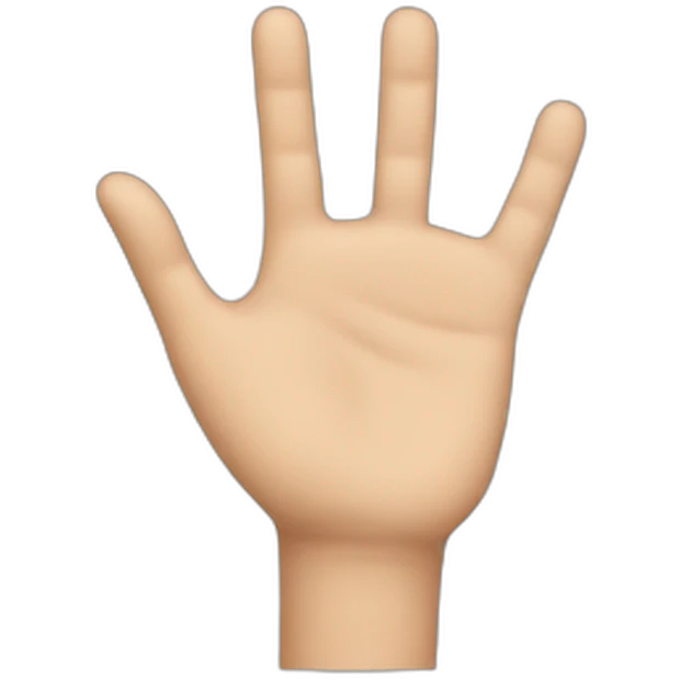 You hand emoji