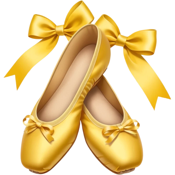 pointe shoes Yellow emoji