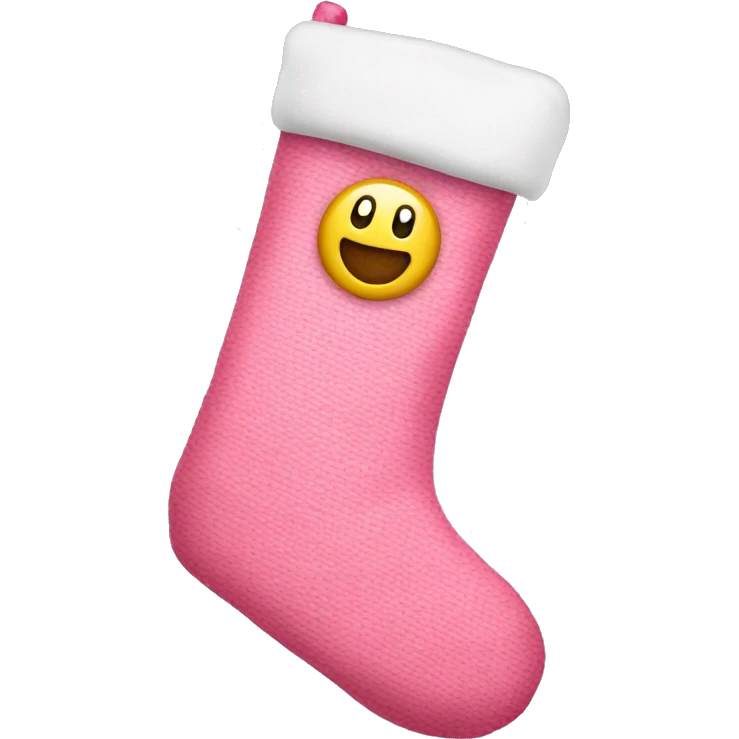 link pink christmas stocking emoji