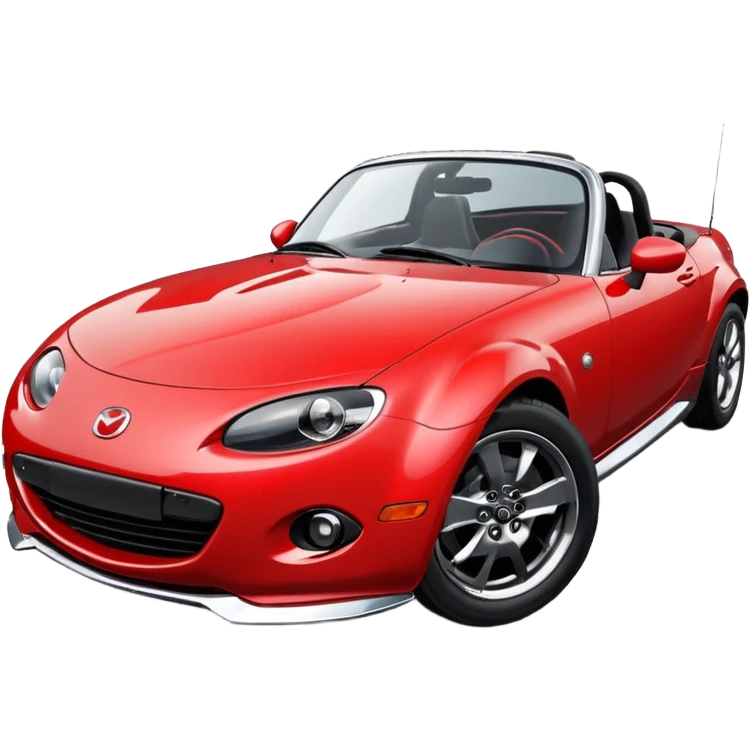 make an Mazda MX-5 series NA with the fliping head lights emoji
