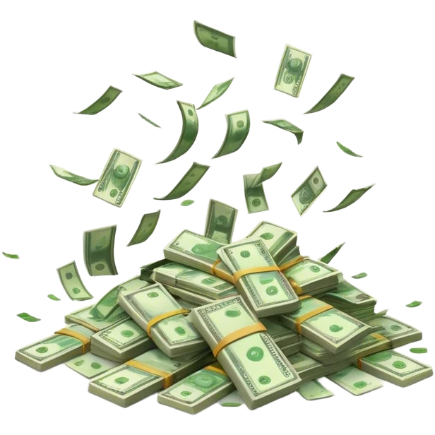 Money in the air emoji