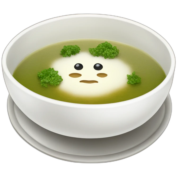 white plate soup emoji