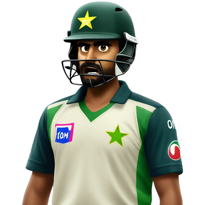 Babar Azam angry emoji