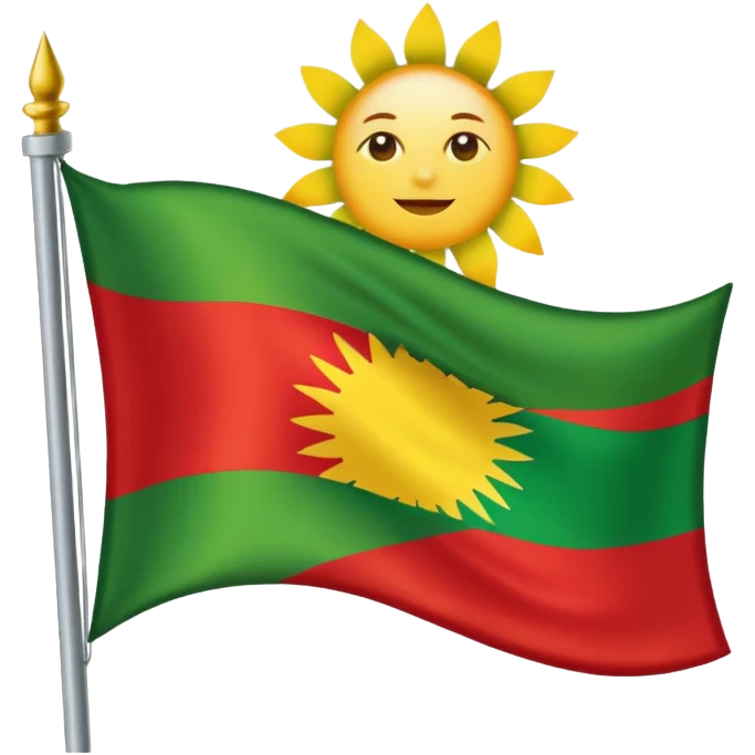 Kurdish flag emoji