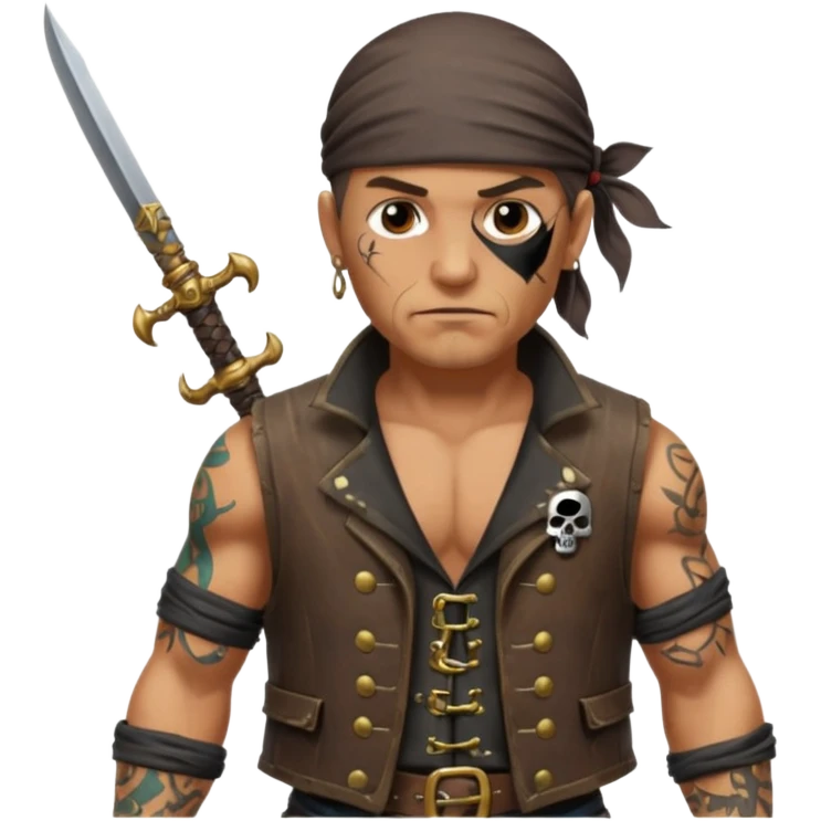 Pirate body emoji
