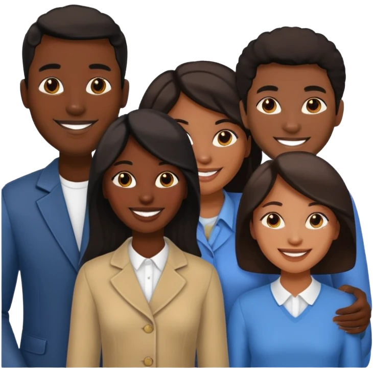 Foursome mmff emoji of black people enony emoji