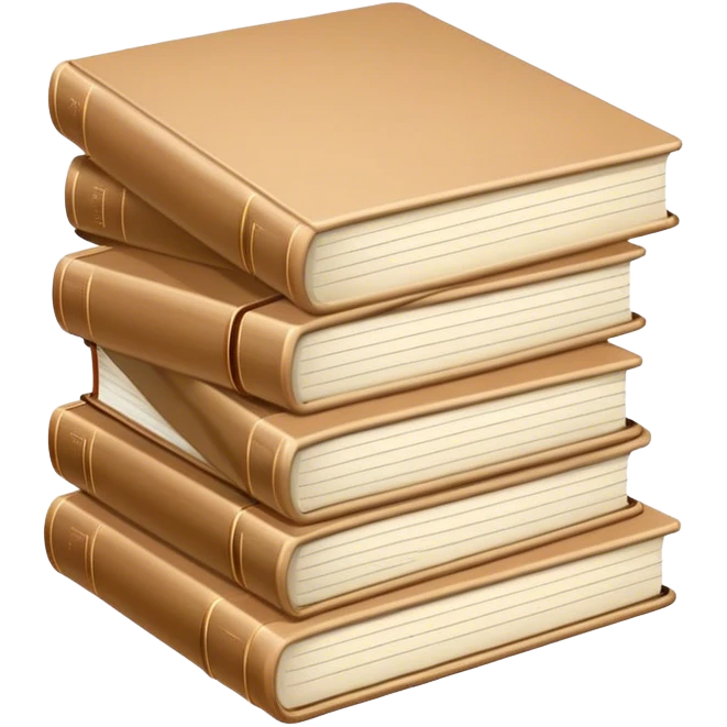 Beige journals emoji