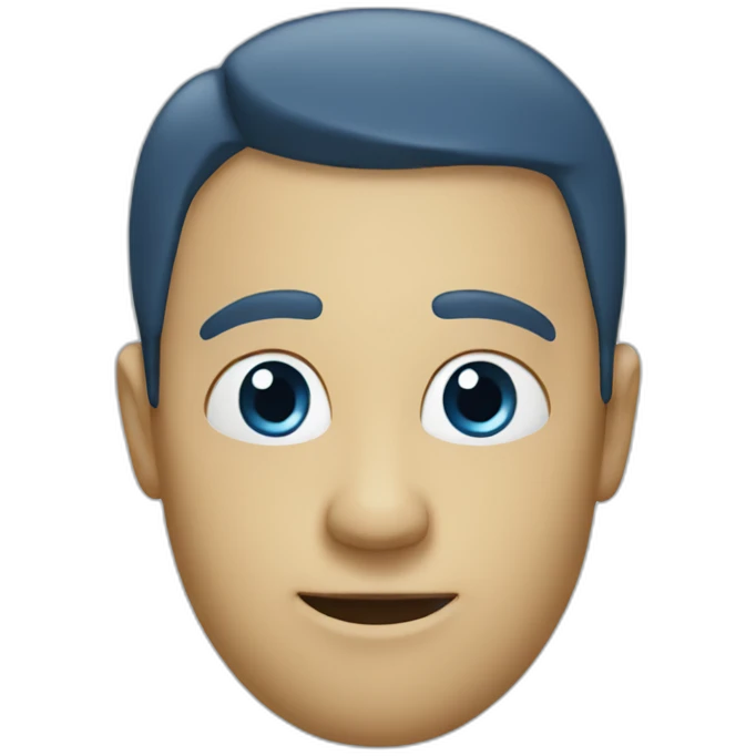 blue figure emoji
