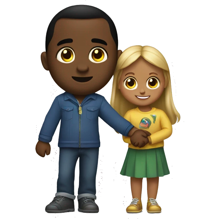 diddy holding a childs hand emoji
