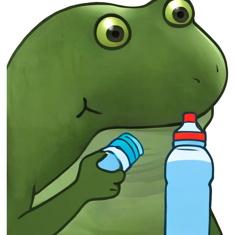 Water bottle  emoji