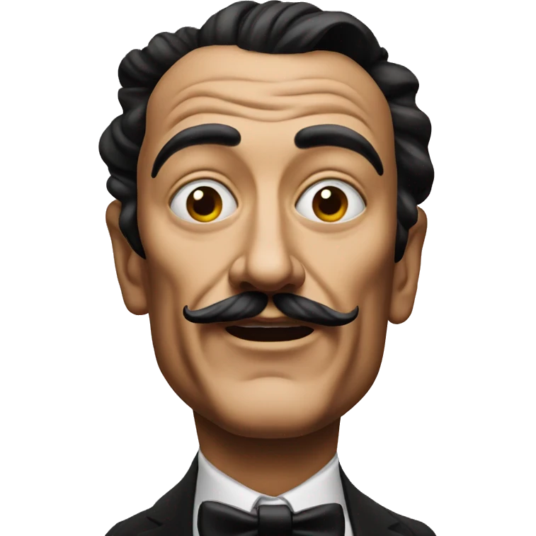 Dali with makeup emoji