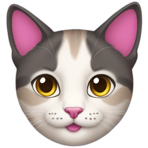 Bisexual cat emoji